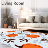 Autumn Elegance Eucalyptus Botanical Seasonal Decorative Accent(Orange)