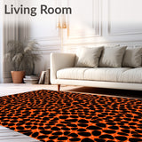 Celestial Dreamscape Fragment Interlocking Contemporary Flair(Orange)
