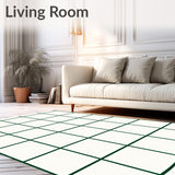 Xmas Windowpane Grid Floor Machine High Traffic(Green)