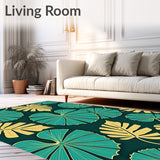 Monstera Leaf Cascade Botanical Tropical Art Design (Gold) - ODIKA