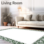 Botanical Leaf Maze Decorative Abstract Lattice Framework (Green) - ODIKA