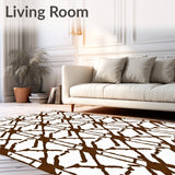 Buffalo Plaid Farmhouse Autumn Thanksgiving Harvest Decorative(Brown)