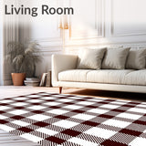 Yuletide Gingham Statement Decorative Accent Treasure(White)