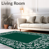 Elegant Snowflake and Fir Branch Interlocking(Green)