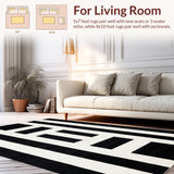 Bold Stripe Area Contrasting Hues(Black)