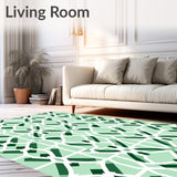 Contemporary Lattice Stain Resistant Household Accessory(Green)