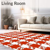 Autumn Harvest Checkered with Bold Plaid Design(Red)