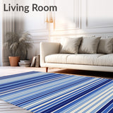 Elegant Striped for Spaces with Accents(Blue)