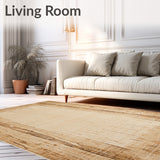 Chic Beige Area Featuring Subtle Wood Grain and Warm Earthy Tones(Beige)