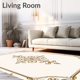 Botanical Garden Scroll Damask Ornate(Brown)