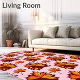 Harvest Maple Leaf Cascade with Botanical Autumn Foliage Design(Pink)