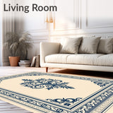 Timeless Damask Heritage Artisan Crafted Symmetrical (Beige) - ODIKA