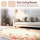 Trendy Floral Dreamscape Appeal(Beige)