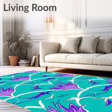 Magical Underwater Accent With Mythical Tail Motif(Blue)