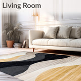 Desert Oasis Textured Area Dune Shadow Collection(Gray)