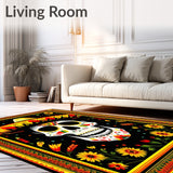 Festive Colorful Dia de los Muertos(Black)