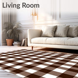 Buffalo Plaid Autumn Harvest Festival Decorative(Brown)