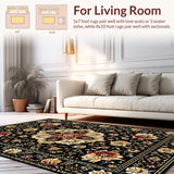 Striking Minimalist Monochrome Blooms(Black)