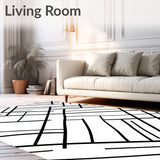 Nordic Chevron Motif with Crisp Accents(Black)