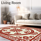 Vintage Botanica Interlocking Arabesque Scrollwork Motif(Beige)