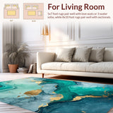 Modern Geometric Gold Accent(Green)