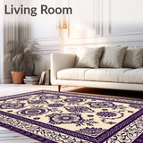 Enchanted Garden Botanical Lattice Whimsical Artistry(Beige)