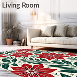 Elegant Yuletide Blossom Crystal Seasonal Accent(Red)