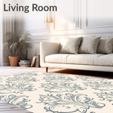 Enchanting Floral Swirl Adirondack Treasure(Ivory)