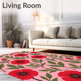 Enchanted Botanical Vintage Throw(Pink)