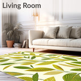 Tropical Leaf Beige Featuring a Vibrant Nature Inspired Design(Ivory)