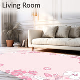 Kawaii Cherry Blossom Petal Scatter Design Accent(Pink)