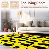 Stylish Modern Whimsical Animal Art(Yellow)