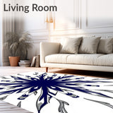 Abstract Burst Radial Design Playroom (Blue) - ODIKA