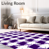 Classic Tartan Inspired Luxurious Vibrant Exquisite Sophisticated (Purple)