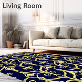 Art Inspired Interlocking Arch Design with Elegant Metallic Highlights (Gold)