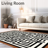 Visual Paradox Maze Artistic Accent(Black)