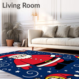 Whimsical North Pole Visitor Magical Winter Wonderland(Red)