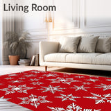 Frosty Dreams Enchanting Seasonal Hearth Adornment(Red)