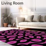 Plum Haze Abstract Animal Inspired Spotted Design(Pink)