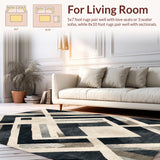 Graphic Ivory and Jet Striped(Beige)