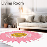 Charming Sunburst Floral Elegance Accent(Pink)