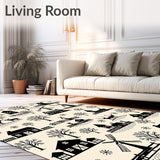 Rustic Path Vintage Countryside Illustration(Ivory)