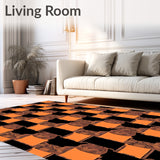 Autumn Gingham Crisscross Surface Accent(Black)