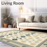 Handcrafted Boho Serenity Stair Runner(Beige)