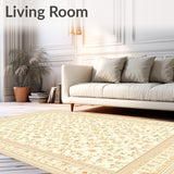 Elegant Beige Secure for Any Flooring Stylish Design(Beige)
