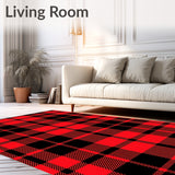 Holiday Tartan Crosshatch Cabin Festive Winter(Red)