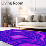 Dreamy Whirl Cosmic Plush Fashionable Stylish Trendy Interior Flair (Purple)