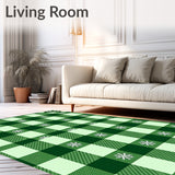 Winter Wonderland Buffalo Check Adornment(Green)