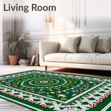 Holiday Nutcracker Gnome Medley with Frosted Starburst Classic Fairytale Style(Green)