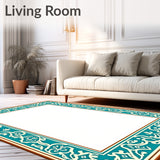 Classic Framed Damask Vintage Inspired Artisan (Brown)